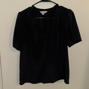 Black Nine West Front Knot Top size medium